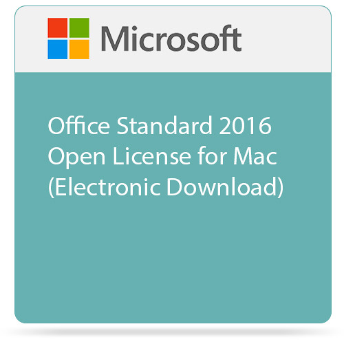 microsoft office 2016 for mac standard open academic